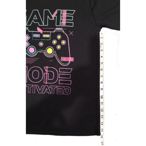 Tek Gear Women Active Top Size XL Black Game Mode T-Shirt DryTek Short Sleeve - Picture 9 of 9